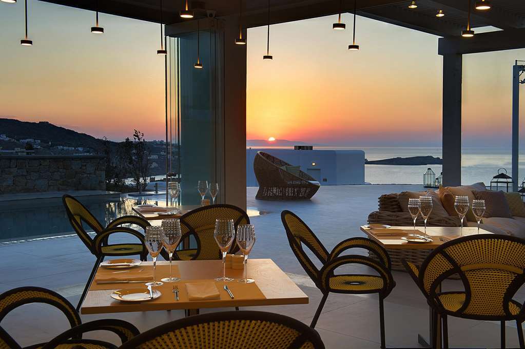 Hotel Myconian Naia Mykonos Town Restaurante foto